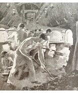 Boiler Room Of Brooklyn Ship Spanish American War 1899 Victorian Print D... - $550.13 MXN