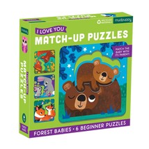 Forest Babies I Love You Match-Up Puzzles from Mudpuppy - Match-Up Puzzles for C - $11.81