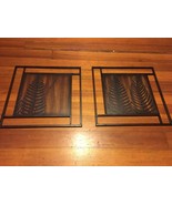 Contemporary Wooden Picture Set With Metal Frame 16&#39;X16&#39; - $59.74 CAD