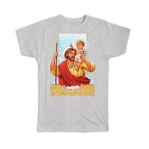 Saint Christopher : Gift T-Shirt Catholic Religious Religion Classic Faith - £14.33 GBP