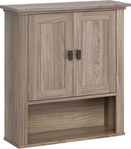 RiverRidge Hayward Two-Door Light Woodgrain Wall Cabinet - £66.36 GBP