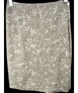 Tommy Bahama Skirt Size 4 Silk Wrap Stretch Fruit Print Design Button - £9.34 GBP