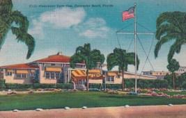 Clearwater Yacht Club Beach Florida FL 1953 to Madison Indiana Postcard D20 - £2.36 GBP