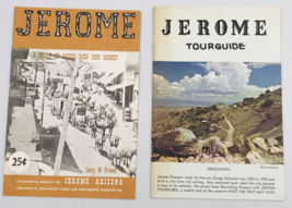 Two (2) Vintage 1970&#39;s Jerome Arizona Tourguide &amp; Mining History Booklet 9&quot; x 6&quot; - £14.57 GBP