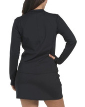 NWT TOMMY BAHAMA ACTIVE BLACK Long Sleeve Full Zip Golf Tennis Jacket - L image 2