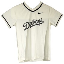 Dirtbags Baseball Shirt Kids Size Large Long Beach Shirt Boys OFF White ... - $38.66