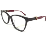 Furla Eyeglasses Frames VFU352 COL.09HB Purple Red Square Full Rim 55-16... - $69.91