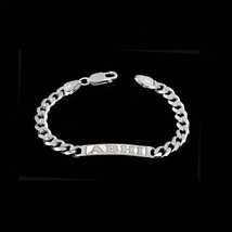 Personalized name bracelet Sterling Silver for Kids - $30.66+