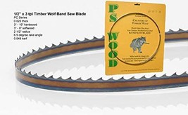 PS Wood Timber Wolf 131 1/2 x 1/2 x 3 tpi band saw blade - £40.09 GBP