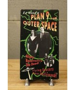 VHS Movie Horror Sci Fi Ed Wood PLAN 9 from OUTER SPACE Flying Saucers H... - £15.57 GBP
