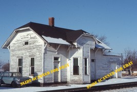 Morral Marion Co. OH Hocking Valley C&amp;O Railroad Depot Slide 1971 RR - $292.66 MXN