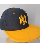 New York NY Yankee&#39;s Hat Rost Premium Headwear Snapback Black Yellow Bas... - $17.81