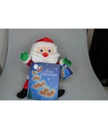 NEW NWT Kohl’s Cares For Kids Plush Santa Claus Clause &amp; Book Stuffed An... - $19.79