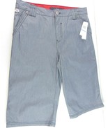Calvin Klein Jeans Gray Chino Cotton Shorts Boys 18 Nwt - £19.45 GBP