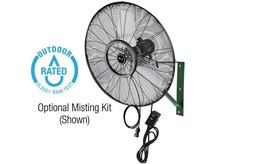 King WFO-30 30&quot; wall mount commercial high velocity oscillating air circulator - £261.20 GBP