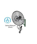King WFO-30 30&quot; wall mount commercial high velocity oscillating air circ... - $332.05