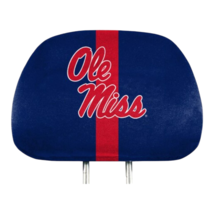 Ole Miss Rebels NCAA 2-Piece Screen Printed Headrest Cover Set Red / Blue - $29.69