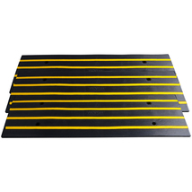VEVOR Curb Ramp, 3 Pack Rubber Driveway Ramps, Heavy Duty 33069 lbs Weight  - $189.99