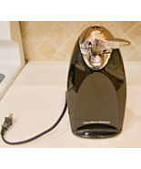 VINT. HAMILTON BEACH HEAVYWEIGHT BLACK ELECTRIC CAN OPENER+KNIFE SHARPEN... - $4.95