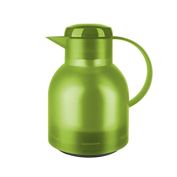 Emsa Samba 505763 Insulated Thermos Can 1.0 L Quick Press Translucent Green