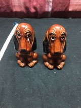Vintage Ceramic Dog Crying Pair of Salt and Pepper Shakers Enesco Japan. - £7.96 GBP