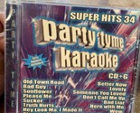 Party Tyme Karaoke Super Hits 34 (CD+G) 16-Song Album NEW *Cracked Case - $3.95