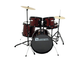 Dimavery Ds-200 Schlagzeug-set, Weinrot - £493.44 GBP