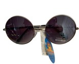 Round Circle Sunglasses John Lennon Style Classic Unisex Silver Frames O... - $7.48