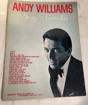 Music Book- Andy Williams Song Favorites 1950&#39;s Misty. Makin Whoopee. Fools rush - £8.19 GBP