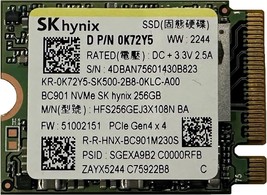 OEM SK Hynix BC901 256GB M.2 PCI e GEN 4X4 NVME SSD Internal Solid State... - $36.37