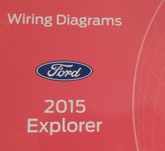 2015 Ford Explorer SUV Câblage Électrique Diagramme Manuel OEM Ewd 2015 - $25.48