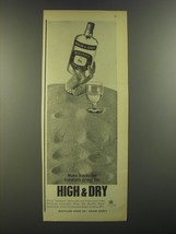 1964 Booth&#39;s High &amp; Dry Gin Ad - Make tracks for London&#39;s driest Gin - £14.53 GBP