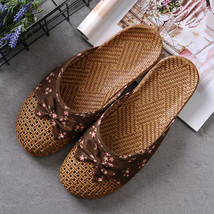 Summer Weaving Flax Home Slippers Women Rustic Style Refreshing Women&#39;s Shoes Cu - £17.48 GBP