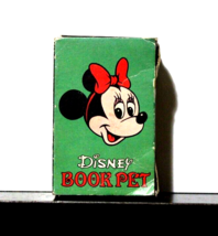 Vintage 1970s Disney Book Pet Minnie Mouse Disneyland Park Souvenir Mini Plush - £19.42 GBP