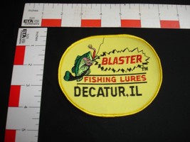 Fishing Patch Blaster Fishing Lures large patch vintage - $24.75