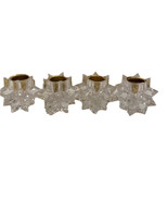 Vintage Star Lite Lucite Taper Candle Holders Clear, Set of 4 - $32.55 CAD