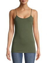 Time And Tru Women&#39;s Scoop Neck Fitted Cami Tank 2XL (20) Sea Turtle Green New - £7.36 GBP