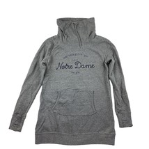 Jansport University Of Notre Dame Sweatshirt Womens Large Gray Cowl Neck College - £20.91 GBP