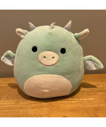 Squishmallow Dragon 8” Plush Miles Pillow Soft Plush Teal - $27.06 CAD