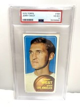 1970-71 Topps Basketball #160 JERRY WEST PSA 4 Los Angeles Lakers HOF - £74.45 GBP