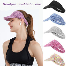 Sun Visor Elastic Sports Hat Tennis Golf Headband Hat Women&#39;s Sun Vizor Cz- - £5.58 GBP