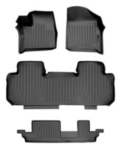 SMARTLINER Fit Floor Mats 3 Row Liner Compatible 2018-2023 Chevrolet Traverse - £62.82 GBP