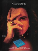 Skid Row Rachel Bolan 1991 Dean Markley Blue Steel Bass Guitar Strings ad print - £3.09 GBP