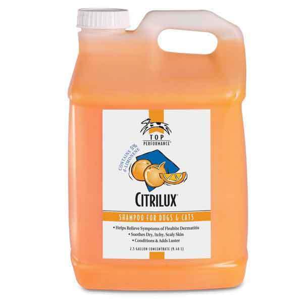 CitriLux Pet Shampoo Ready To Use Dog & Cat Grooming 2.5 Gallon Citrus Scented