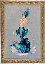 MD144 "Aphrodite Mermaid" Mirabilia Cross Stitch Chart With Embellishment Pack M - $44.54