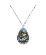 Raphael Madonna with Blue Diadem Pendant - Italian Renaissance Necklace - $24.00