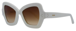 New Celine Paris CL40067I 25F WHITE/BROWN Gradient Authentic Sunglasses 54-21 - £114.33 GBP