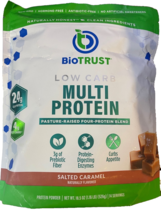 Biotrust Salted Caramel Low Carb four Protein Blend 18.5oz - $26.50