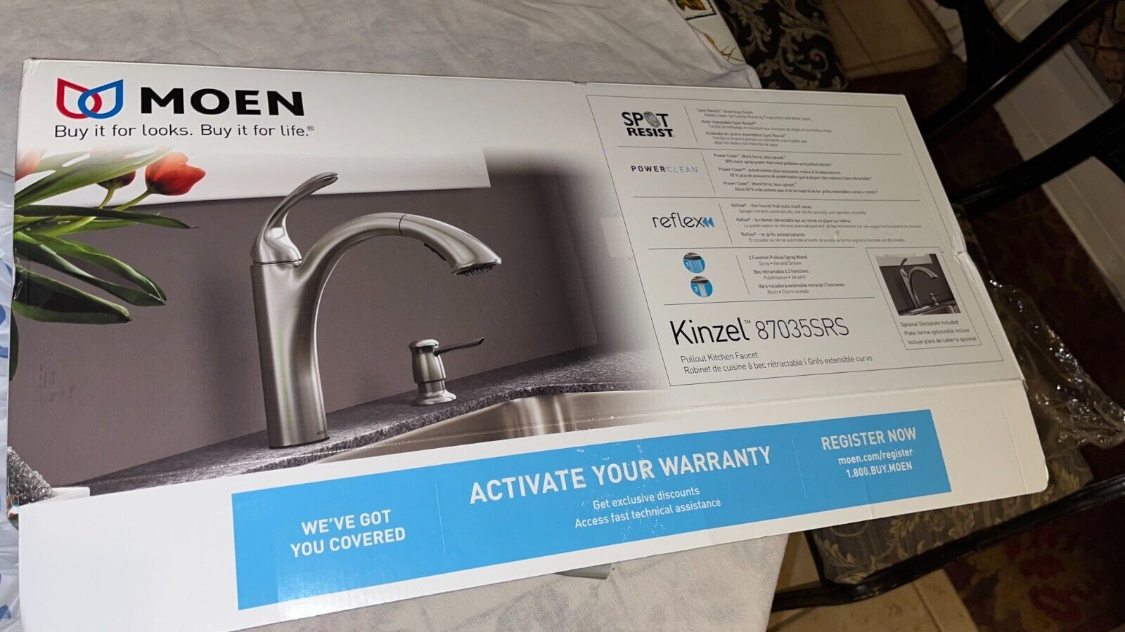 Primary image for Moen Kinzel 87035SRS Pullout Kitchen Faucet