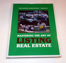 TOM HOPKINS - MASTER THE ART OF LISTING REAL ESTATE 8 CD Backups + 8 Tap... - £51.19 GBP